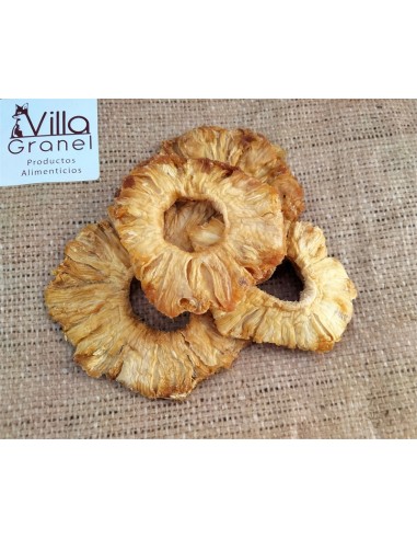Piña Deshidratada Sin Azúcar
